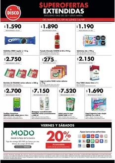 Catálogo Disco | Superofertas extendidas - Cruz del Eje y Jesus Maria | 2026-09-01T00:00:00.000Z - 2026-09-14T00:00:00.000Z