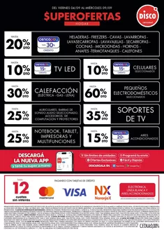 Catálogo Disco | Ofertas Electro T. Libre y más | 2026-09-03T00:00:00.000Z - 2026-09-10T00:00:00.000Z