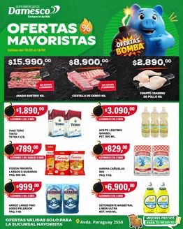 Catálogo Supermercados Damesco | OFERTAS SEMANALES MAYORISTA. 10 AL 16 09 | 2026-09-10T00:00:00.000Z - 2026-09-16T00:00:00.000Z