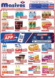 Catálogo Masivos | Ofertas | 2026-07-02T00:00:00.000Z - 2026-09-20T00:00:00.000Z