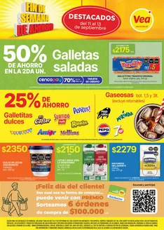 Catálogo Supermercados Vea en Mendoza | Volante Fin semana Cuyo | 2026-09-11T00:00:00.000Z - 2026-09-13T00:00:00.000Z