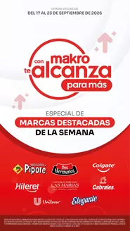 Catálogo Makro | Ofertas especiales | 2026-09-17T00:00:00.000Z - 2026-09-23T00:00:00.000Z