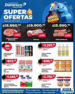 Catálogo Supermercados Damesco | Ofertas minoristas 17 al 23 09 2 | 2026-09-17T00:00:00.000Z - 2026-09-23T00:00:00.000Z