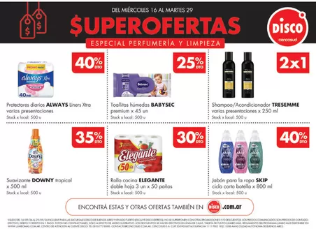 Catálogo Disco | Especial Perfumería y Limpieza | 2026-09-18T00:00:00.000Z - 2026-09-29T00:00:00.000Z