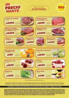 Catálogo Supermercados Vea | Volante Semanal BA y Nea | 2026-09-21T00:00:00.000Z - 2026-09-24T00:00:00.000Z
