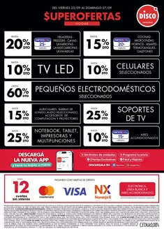 Catálogo Disco | Ofertas Electro T. Libre y más | 2026-09-24T00:00:00.000Z - 2026-10-01T00:00:00.000Z