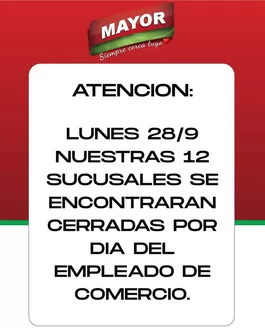 Catálogo Supermercados Mayor | Ofertas principales para todos los clientes | 2026-09-28T00:00:00.000Z - 2026-09-28T00:00:00.000Z