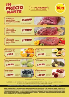 Catálogo Supermercados Vea | Volante Semanal Amba Lejania | 2026-09-28T00:00:00.000Z - 2026-10-01T00:00:00.000Z