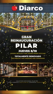 Catálogo Diarco | REINAUGURACIÓN PILAR | 2026-10-01T00:00:00.000Z - 2026-10-08T00:00:00.000Z