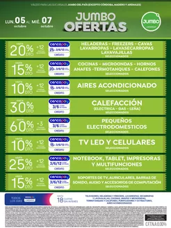 Catálogo Jumbo en Zárate | Ofertas Electro y Hogar | 2026-10-05T00:00:00.000Z - 2026-10-08T00:00:00.000Z