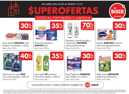 Catálogo Disco | Especial Perfumería y Limpieza | 2026-10-05T00:00:00.000Z - 2026-10-13T00:00:00.000Z