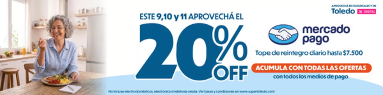 Catálogo Supermercados Toledo | Ofertas exclusivas para nuestros clientes | 2026-10-09T00:00:00.000Z - 2026-10-11T00:00:00.000Z