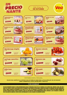 Catálogo Supermercados Vea | Volante Semanal BA y Nea | 2026-10-13T00:00:00.000Z - 2026-10-15T00:00:00.000Z