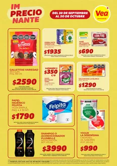 Catálogo Supermercados Vea en Rivadavia (Mendoza) | Volante imPRECIOnante Cuyo | 2026-09-30T00:00:00.000Z - 2026-10-20T00:00:00.000Z