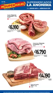 Catálogo La Anonima en La Pampa | Frescos | 2026-10-15T00:00:00.000Z - 2026-10-21T00:00:00.000Z