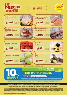 Catálogo Supermercados Vea | VOLANTE 19-10 CHUBUT | 2026-10-19T00:00:00.000Z - 2026-10-22T00:00:00.000Z