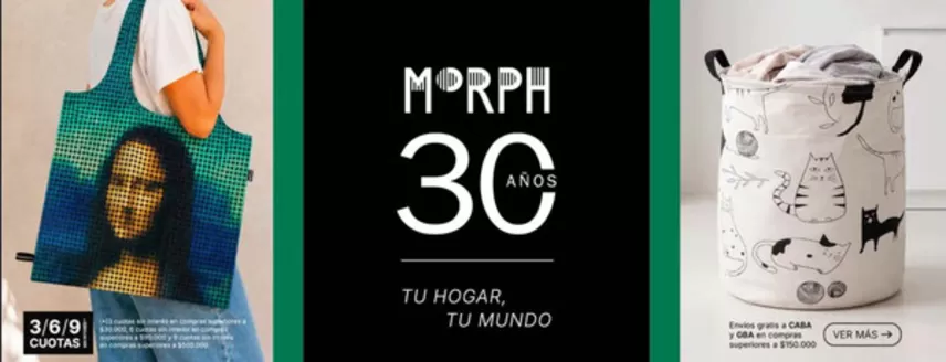 Catálogo Morph | 3, 6 y 9 cuotas sin interes | 2026-10-19T00:00:00.000Z - 2026-10-31T00:00:00.000Z
