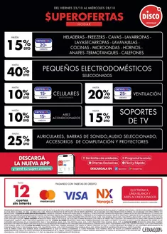 Catálogo Disco | Ofertas Electro T. Libre y más | 2026-10-18T00:00:00.000Z - 2026-10-29T00:00:00.000Z
