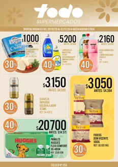 Catálogo Supermercados Todo | FOLDER TODO 454 | 2026-10-20T00:00:00.000Z - 2026-11-02T00:00:00.000Z