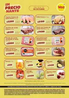 Catálogo Supermercados Vea | Volante semanal BS AS Y NEA | 2026-10-19T00:00:00.000Z - 2026-10-22T00:00:00.000Z
