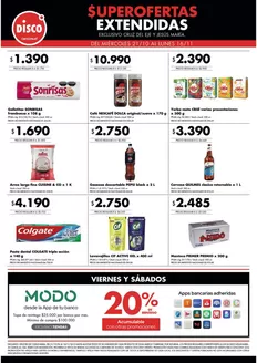 Catálogo Disco | Superofertas extendidas - Cruz del Eje y Jesus Maria | 2026-10-20T00:00:00.000Z - 2026-11-16T00:00:00.000Z