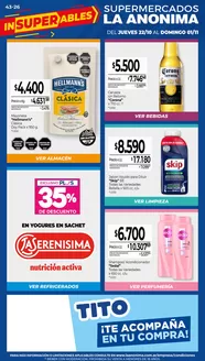 Catálogo La Anonima en La Florida (Santa Fe) | Insuperables | 2026-10-22T00:00:00.000Z - 2026-11-01T00:00:00.000Z