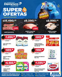 Catálogo Supermercados Damesco | Ofertas minorista 22 al 28 10.. | 2026-10-22T00:00:00.000Z - 2026-10-28T00:00:00.000Z