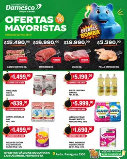 Catálogo Supermercados Damesco | Ofertas mayoristas 22 al 28 10.. | 2026-10-22T00:00:00.000Z - 2026-10-28T00:00:00.000Z