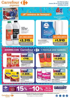 Catálogo Carrefour Express en Marcos Paz (Buenos Aires) | Carrefour Express 23 Octubre | 2026-10-23T00:00:00.000Z - 2026-10-30T00:00:00.000Z