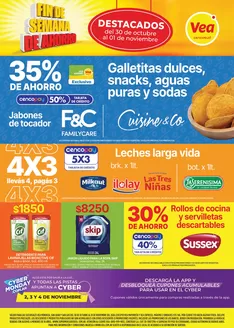 Catálogo Supermercados Vea | Fin de semana de ahorro Cuyo | 2026-10-30T00:00:00.000Z - 2026-11-01T00:00:00.000Z