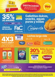 Catálogo Supermercados Vea | Fin de semana de ahorro Amba y Lejanía | 2026-10-30T00:00:00.000Z - 2026-11-01T00:00:00.000Z
