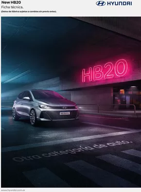 Catálogo Hyundai en Buenos Aires | Hyundai HB20 | 2025-03-25T00:00:00.000Z - 2026-03-25T00:00:00.000Z