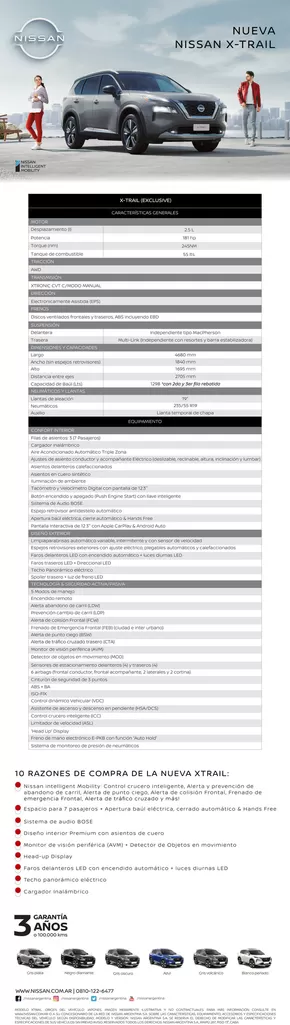 Catálogo Nissan en San Fernando del Valle de Catamarca | X-Trail MY23 | 2025-04-24T00:00:00.000Z - 2026-04-24T00:00:00.000Z