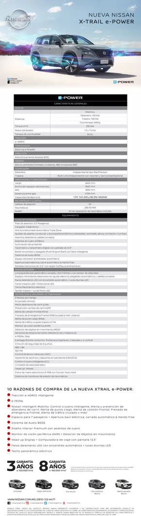 Catálogo Nissan en Mendoza | X-Trail e-POWER | 2025-05-19T00:00:00.000Z - 2026-05-19T00:00:00.000Z