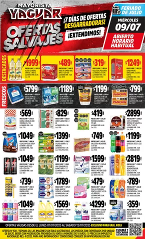 Catálogo Supermercados Yaguar en Corrientes | Ahorra ahora con nuestras ofertas | 2025-07-14T00:00:00.000Z - 2025-07-19T00:00:00.000Z
