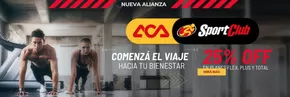 Catálogo ACA en Viedma | SportClub 25% off | 2025-07-17T00:00:00.000Z - 2025-07-31T00:00:00.000Z