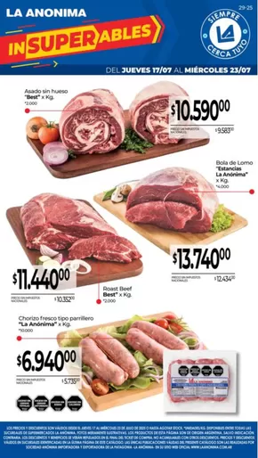 Catálogo La Anonima | Descuentos y promociones | 2025-07-17T00:00:00.000Z - 2025-07-23T00:00:00.000Z