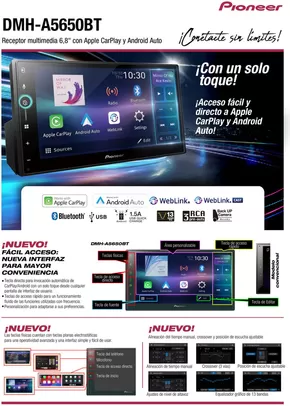 Catálogo Pioneer en Buenos Aires | DMH-A5650BT-v2 | 2025-07-17T00:00:00.000Z - 2025-07-31T00:00:00.000Z