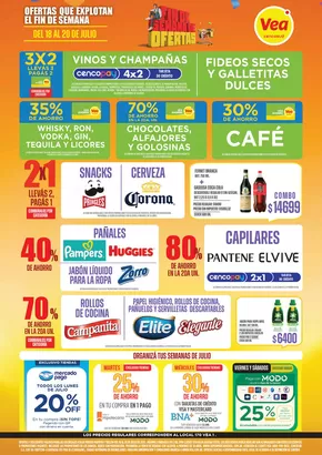 Catálogo Supermercados Vea | Ofertas fin de semana Chubut  | 2025-07-18T00:00:00.000Z - 2025-07-20T00:00:00.000Z