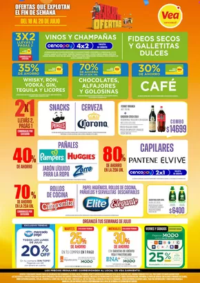 Catálogo Supermercados Vea | Oferta fin de semana | 2025-07-18T00:00:00.000Z - 2025-07-20T00:00:00.000Z