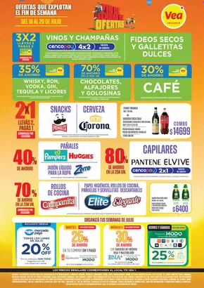 Catálogo Supermercados Vea en Concordia | Catálogo Supermercados Vea | 2025-07-18T00:00:00.000Z - 2025-07-20T00:00:00.000Z