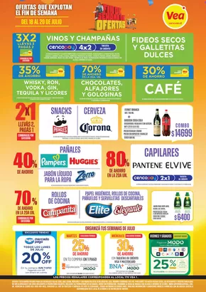Catálogo Supermercados Vea | Oferta fin de semana AMBA, Luján, Mercedes y San Pedro | 2025-07-18T00:00:00.000Z - 2025-07-20T00:00:00.000Z