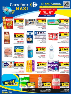 Catálogo Carrefour Maxi en Gobernador Crespo | OFERTAS SEMANALES | 2025-07-21T00:00:00.000Z - 2025-07-27T00:00:00.000Z