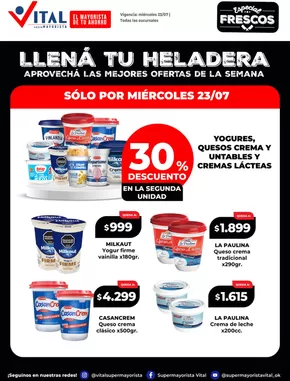 Catálogo Supermayorista Vital en Formosa | Llená tu heladera | | 2025-07-22T00:00:00.000Z - 2025-07-27T00:00:00.000Z