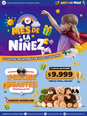Catálogo Supermayorista Vital en Buenos Aires | Mes de la niñez |  | 2025-07-28T00:00:00.000Z - 2025-08-03T00:00:00.000Z