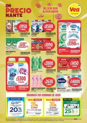 Catálogo Supermercados Vea en Moreno | Oferta imPRECIOnante | 2025-07-29T00:00:00.000Z - 2025-08-04T00:00:00.000Z