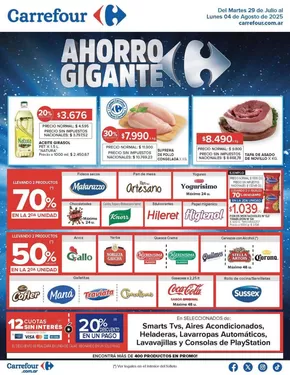 Catálogo Carrefour en Martín Coronado | Excelente oferta para cazadores de gangas | 2025-07-29T00:00:00.000Z - 2025-08-04T00:00:00.000Z