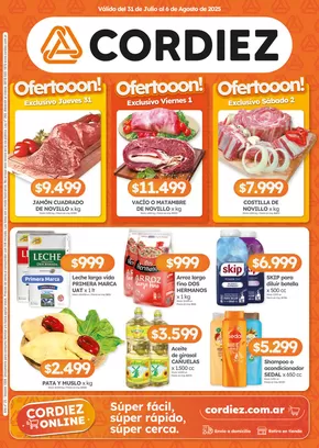 Catálogo Cordiez en Martín Coronado | Ofertas Cordiez | 2025-07-31T00:00:00.000Z - 2025-08-06T00:00:00.000Z