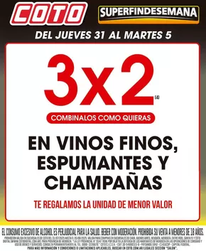 Catálogo Coto en Mar de Ajó | Coto Medio Afiche Vinos | 2025-07-31T00:00:00.000Z - 2025-08-05T00:00:00.000Z
