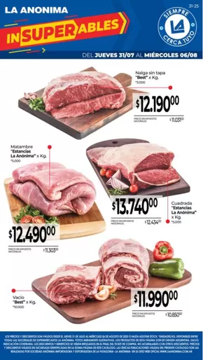 Catálogo La Anonima en General Villegas | Ofertas principales para todos los cazadores de gangas | 2025-07-31T00:00:00.000Z - 2025-08-06T00:00:00.000Z